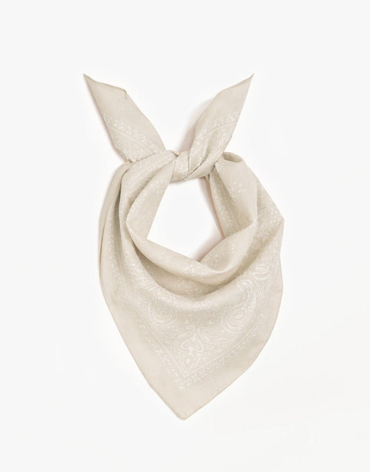 Beige Bandana - Sjaal - Olivia & Kate