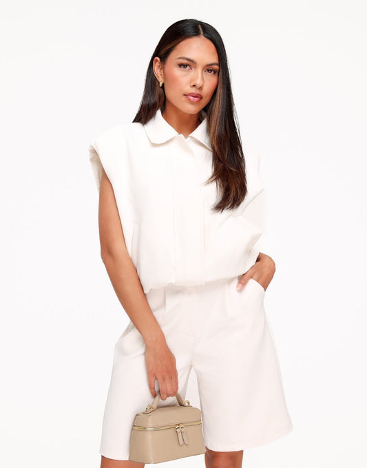 Beige Basic Lange - Short - Olivia & Kate