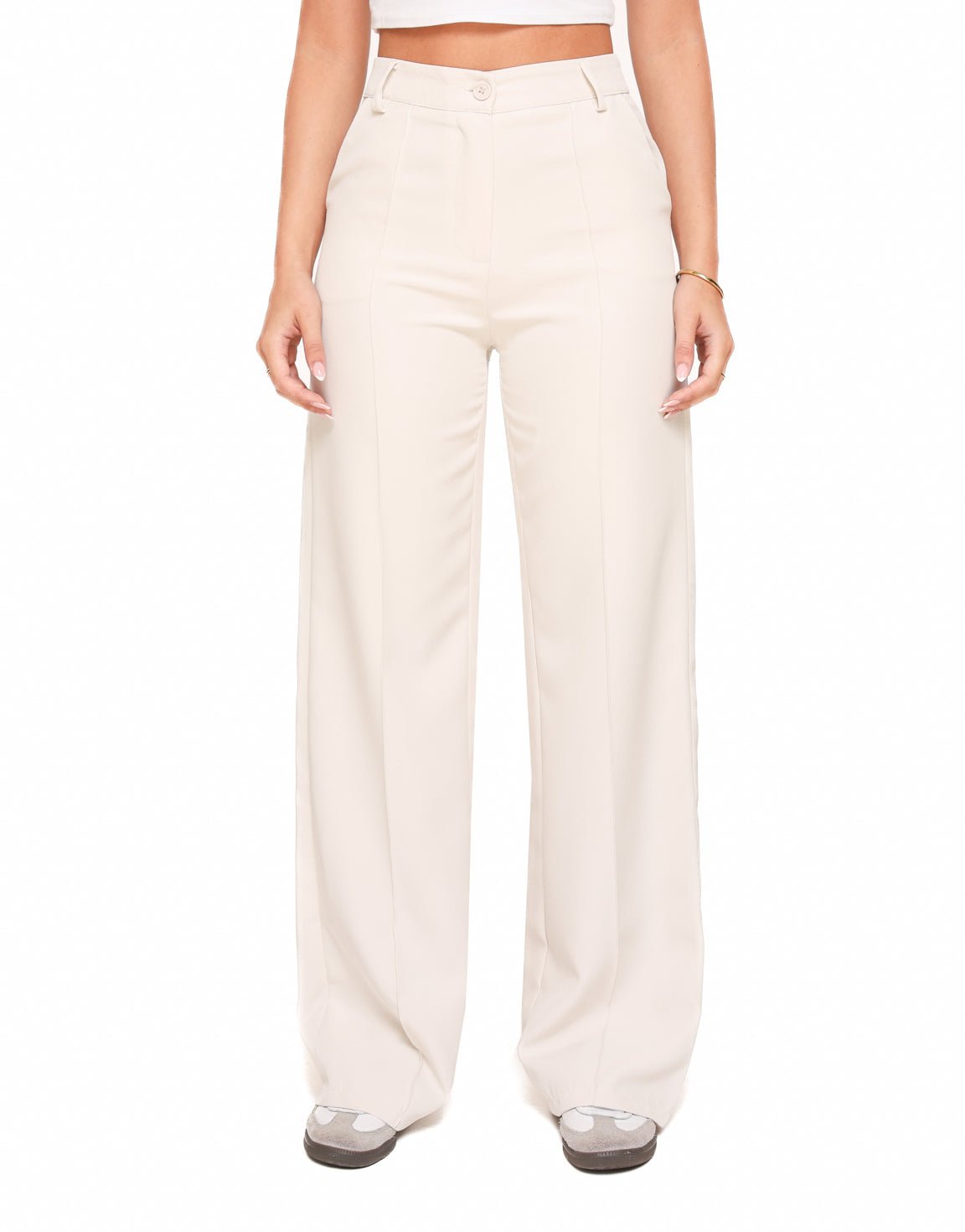 Beige Basic - Pantalon - Olivia & Kate