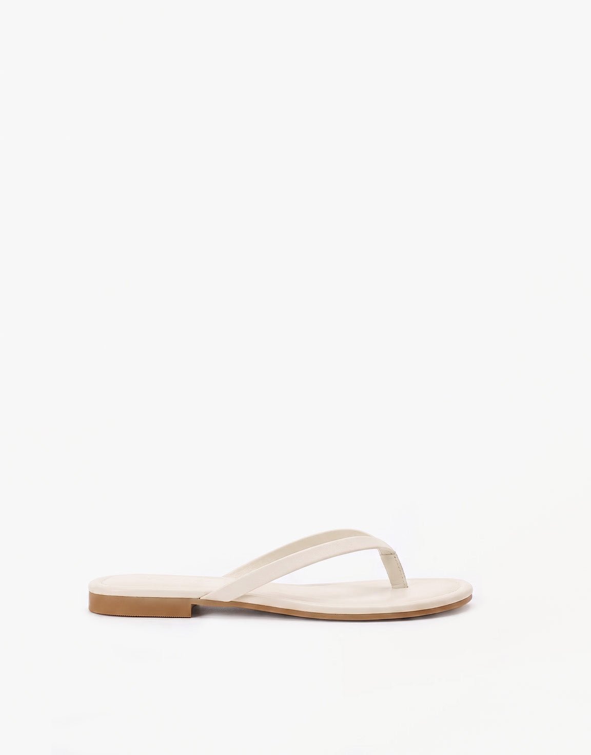 Beige Basic - Teenslippers - Olivia & Kate