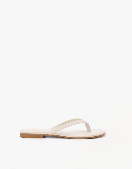Beige Basic - Teenslippers - Olivia & Kate