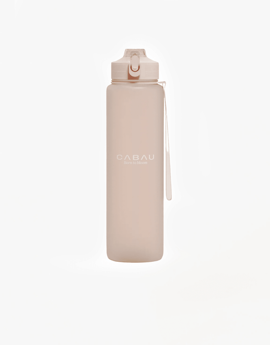 Beige Cabau Bloom - Waterfles - Olivia & Kate