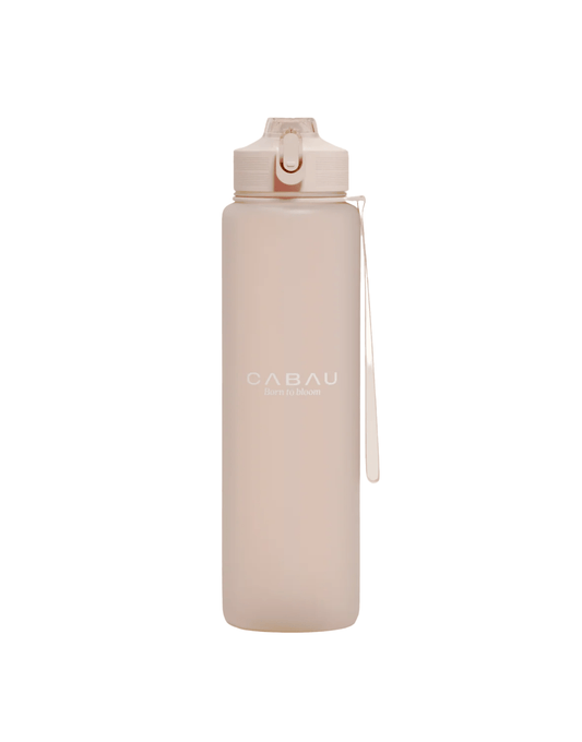 Beige Cabau Bloom - Waterfles - Olivia & Kate