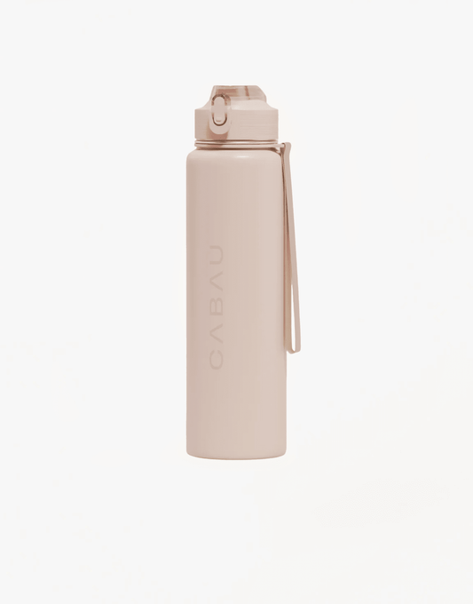 Beige Cabau Stainless Steel - Waterfles - Olivia & Kate
