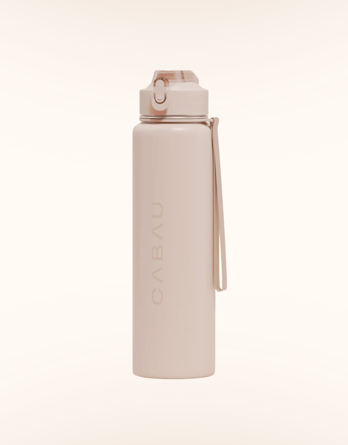 Beige Cabau Stainless Steel - Waterfles - Olivia & Kate