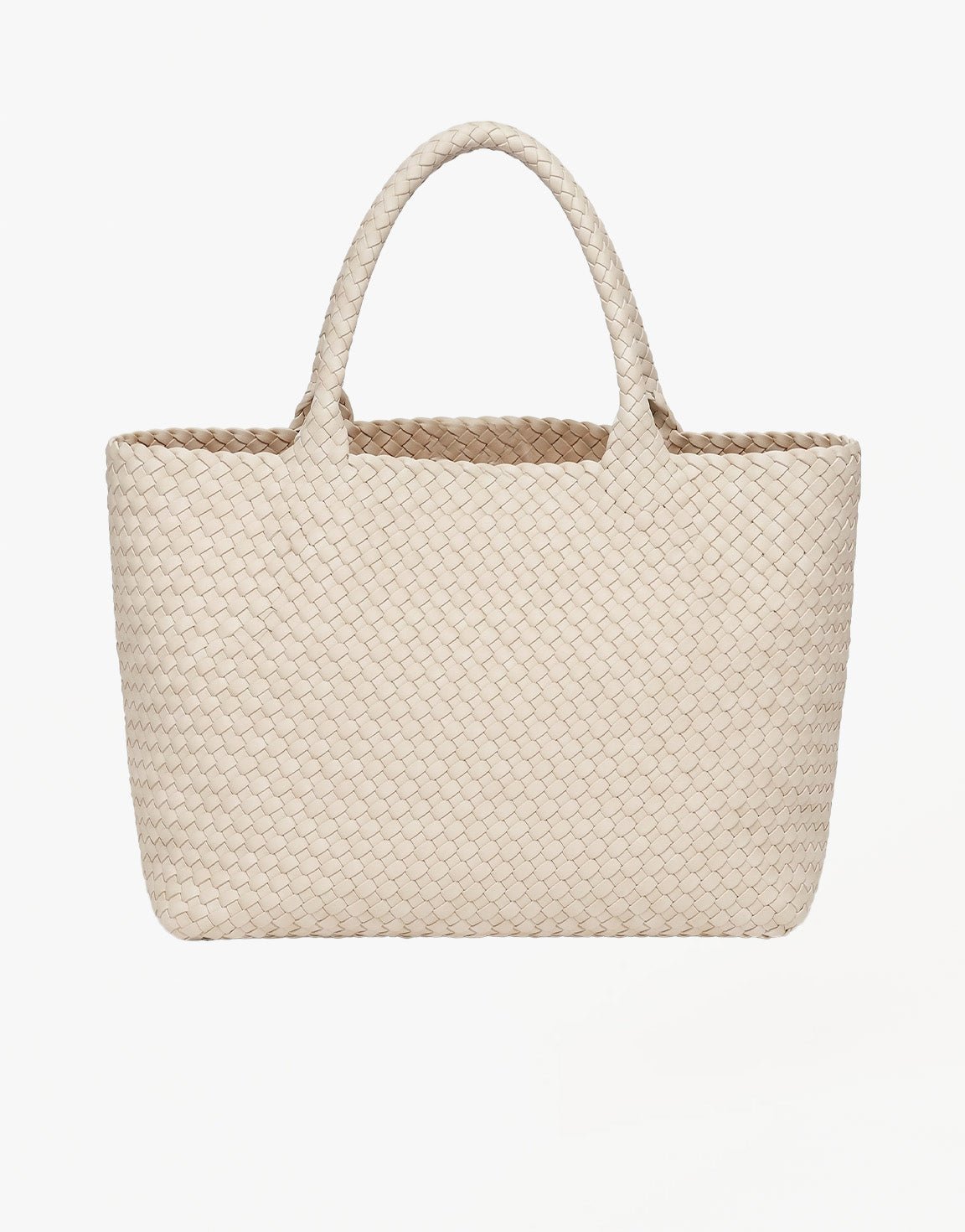 Beige Grote Gevlochten - Tas - Olivia & Kate