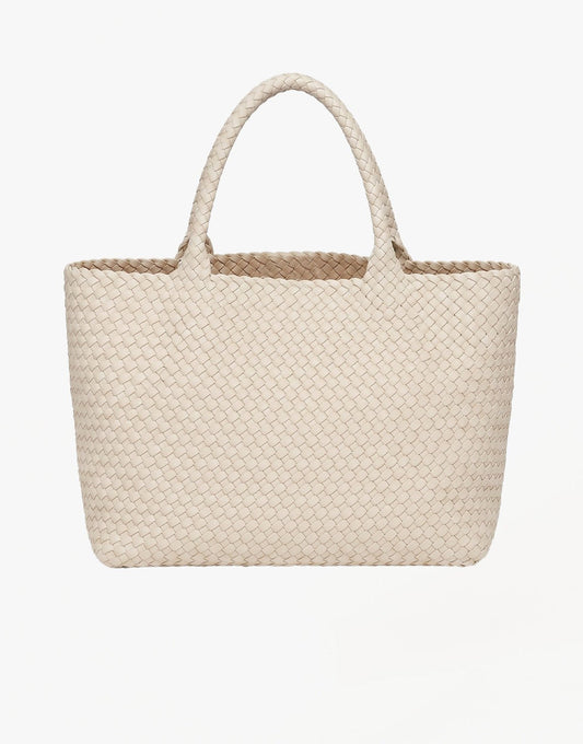 Beige Grote Gevlochten - Tas - Olivia & Kate