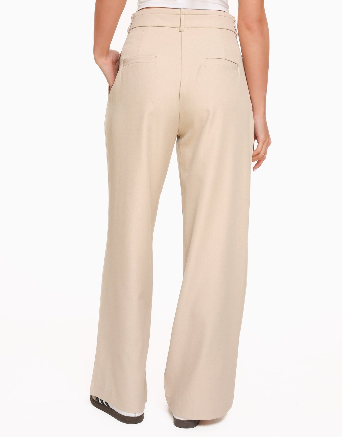 Beige Iconic - Pantalon - Olivia & Kate