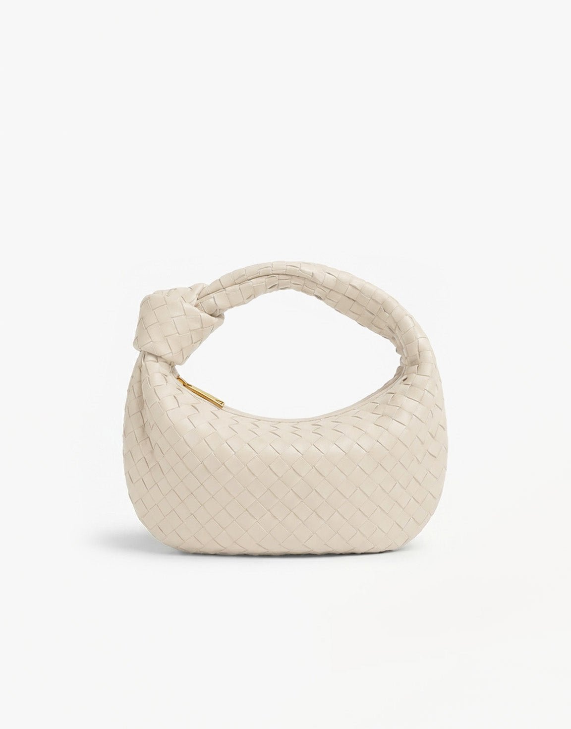 Beige Middel Gevlochten - Tas - Olivia & Kate