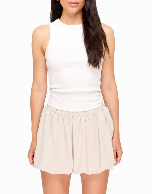 Beige Mouwloze Halter Flowy - Set - Olivia & Kate