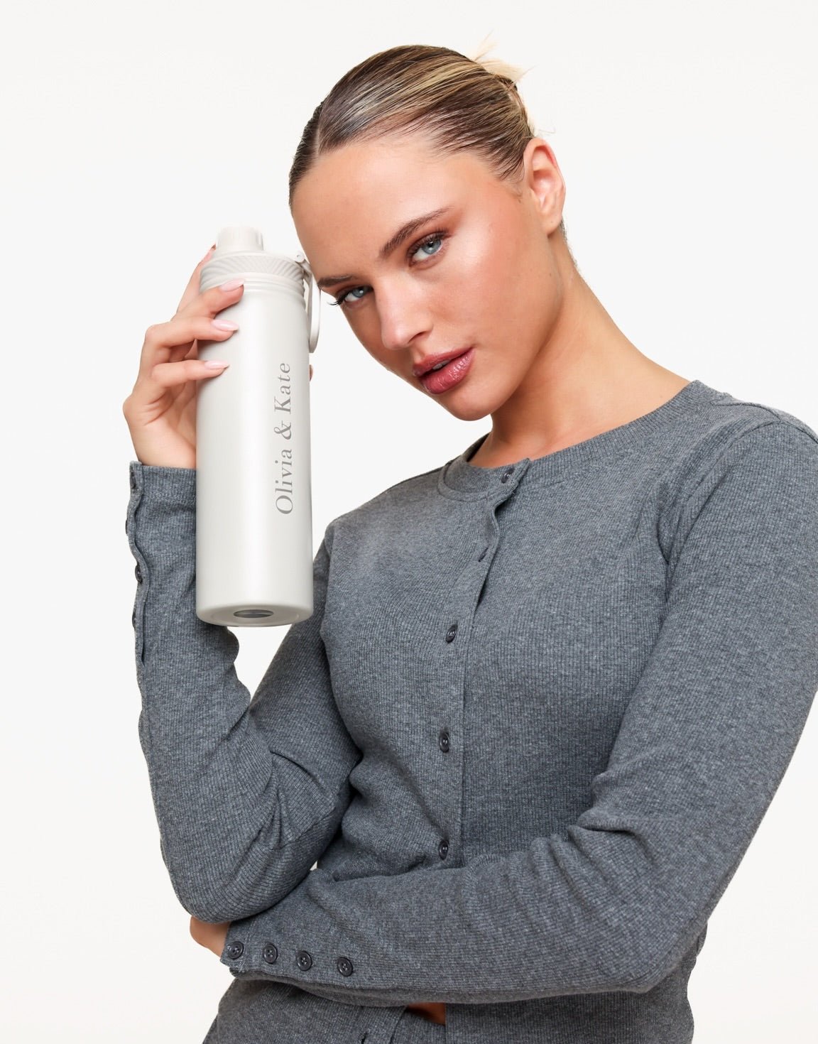 Beige Oliva & Kate Stainless Steel - Waterfles - Olivia & Kate