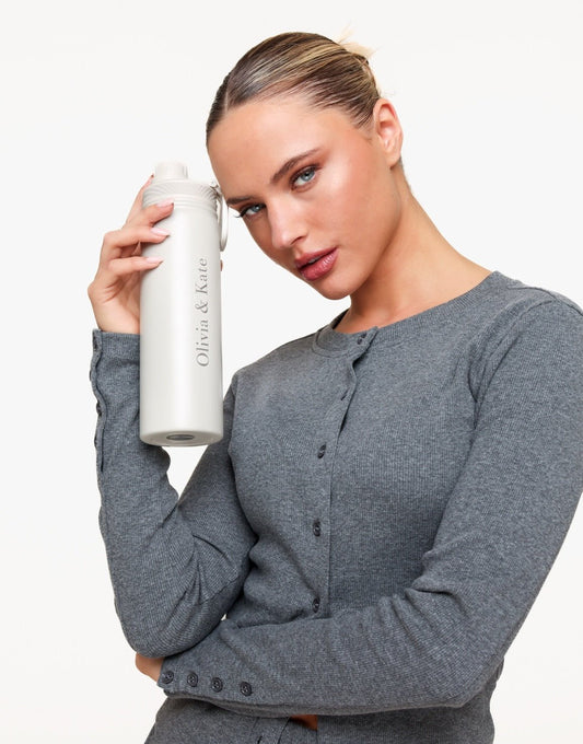 Beige Oliva & Kate Stainless Steel - Waterfles - Olivia & Kate