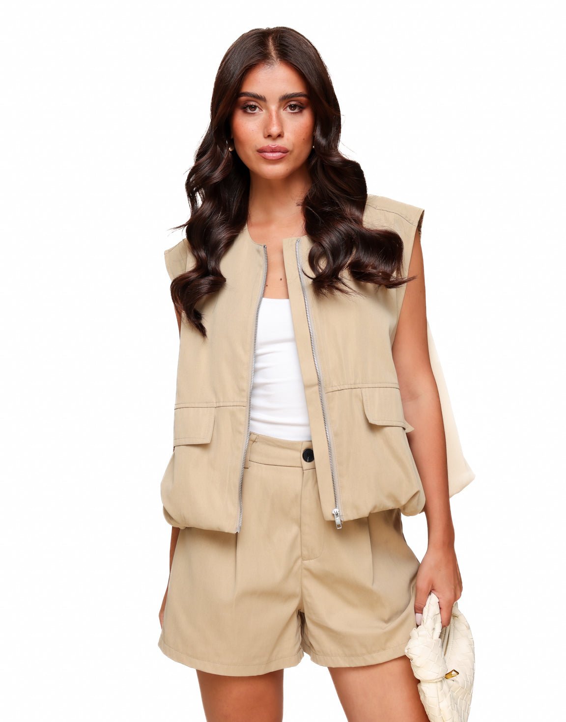 Beige Parachute - Short - Olivia & Kate