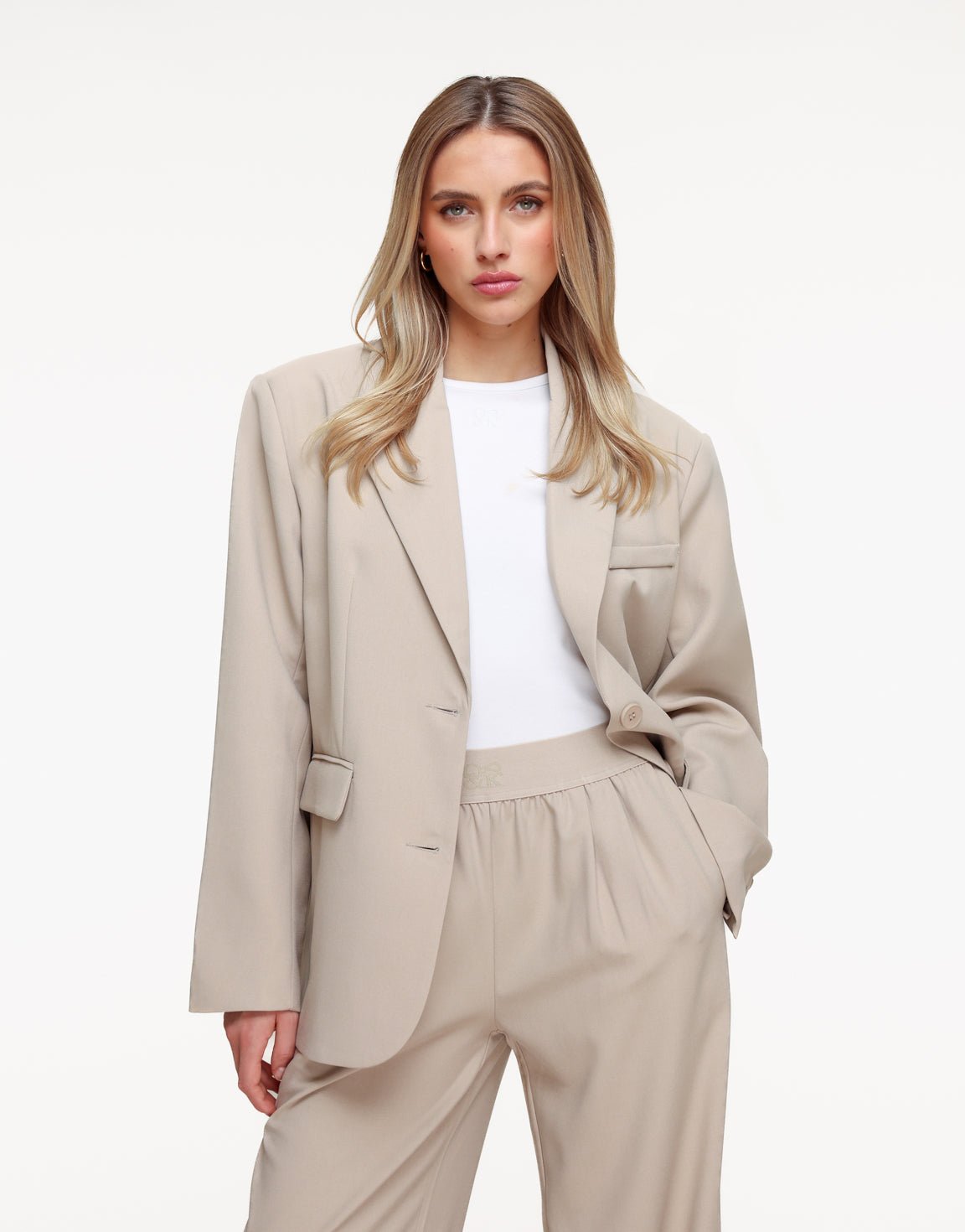 Beige Rechte O&K - Set - Olivia & Kate