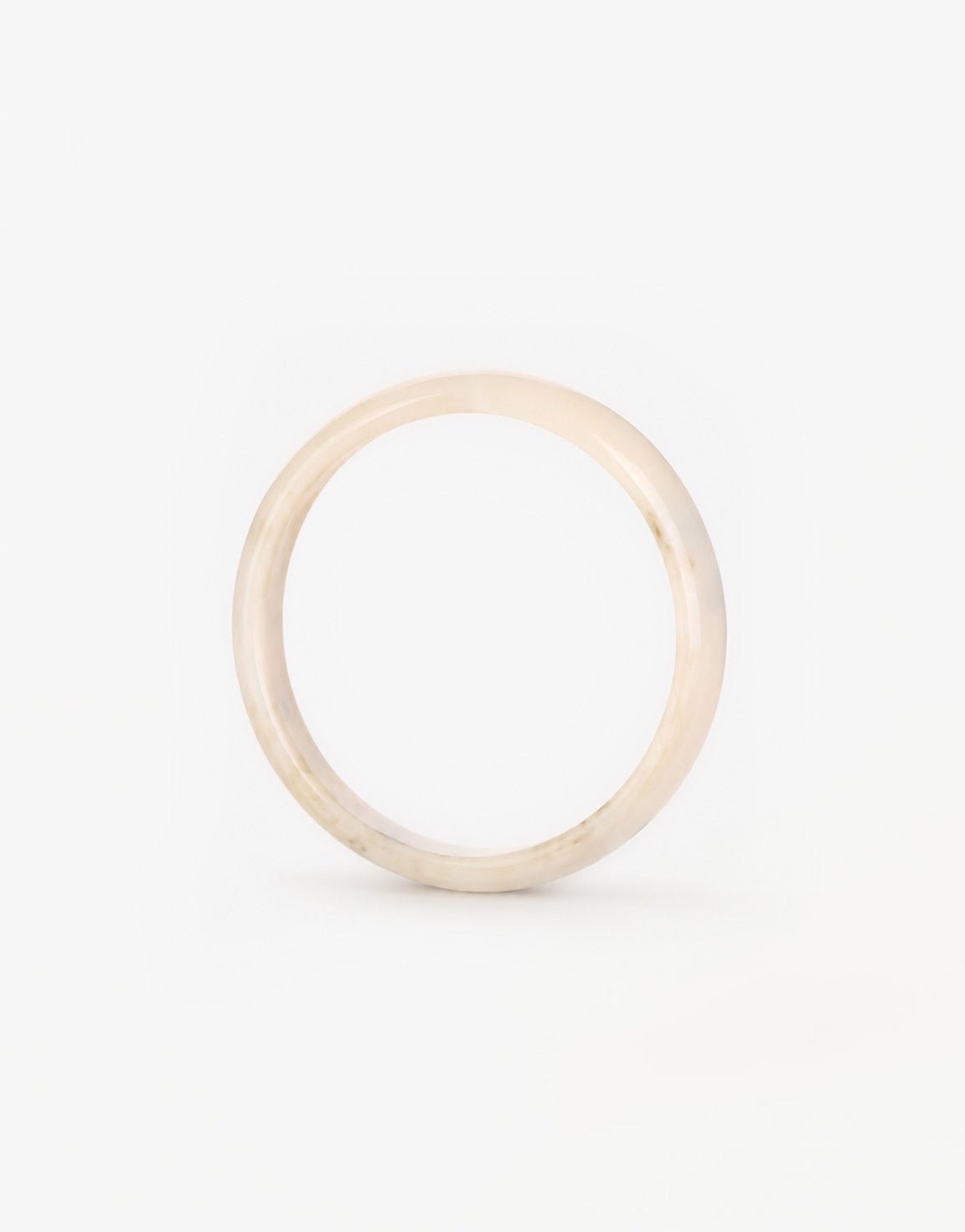 Beige Smalle Resin Bangle - Armband - Olivia & Kate
