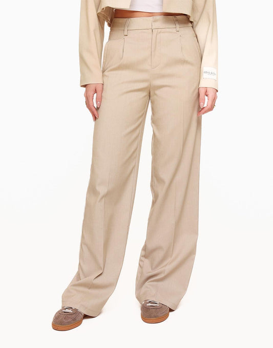 Beige STUDIO - Pantalon - Olivia & Kate
