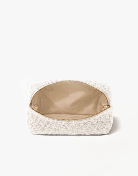 Beige Teddy Make - Up - Tas - Olivia & Kate