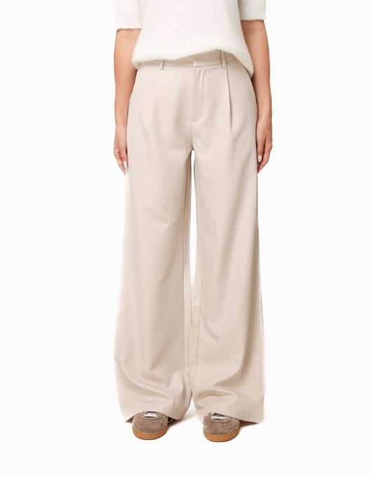 Beige Wijde Classic Rug Riem Detail - Set - Olivia & Kate