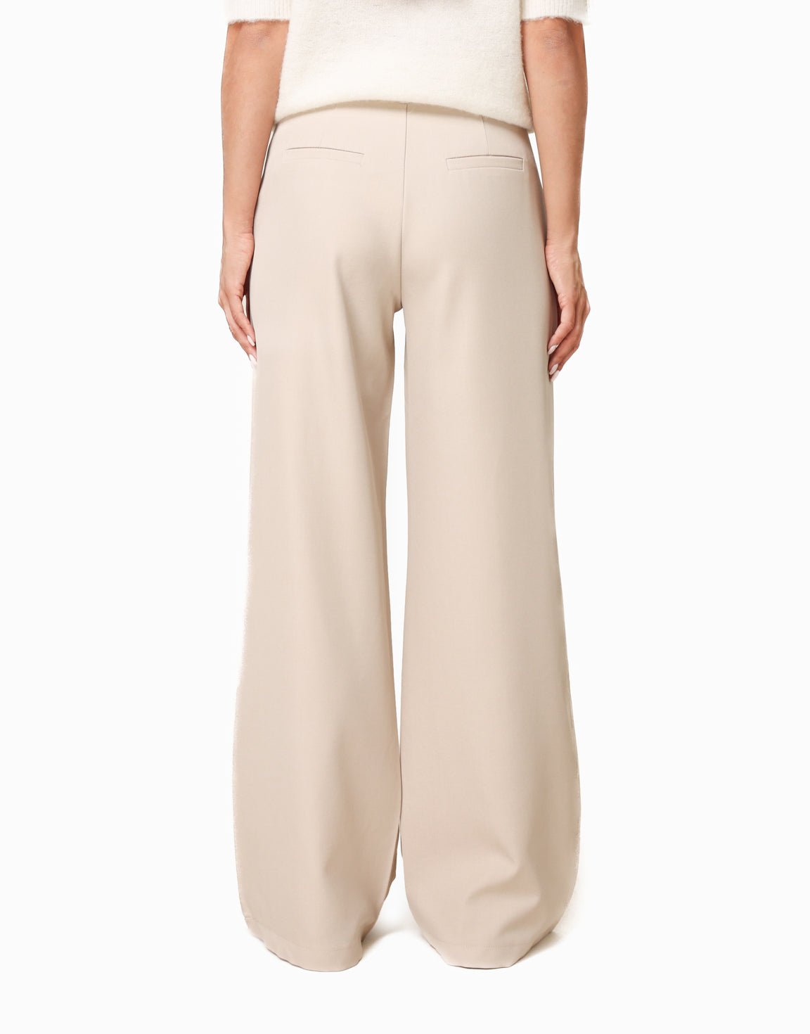 Beige Wijde Classic Rug Riem Detail - Set - Olivia & Kate