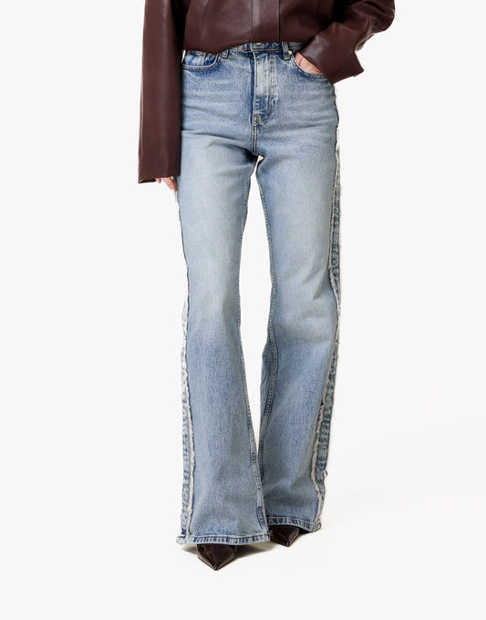 Blauwe Wijde Detail - Spijkerbroek - Olivia & Kate