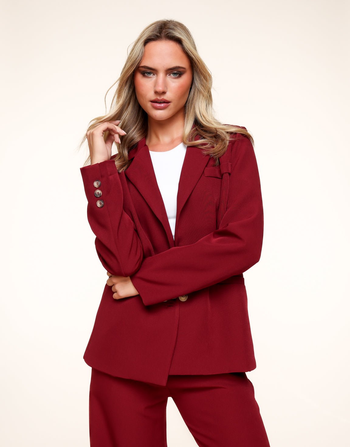Bordeaux Edit - Blazer - Olivia & Kate