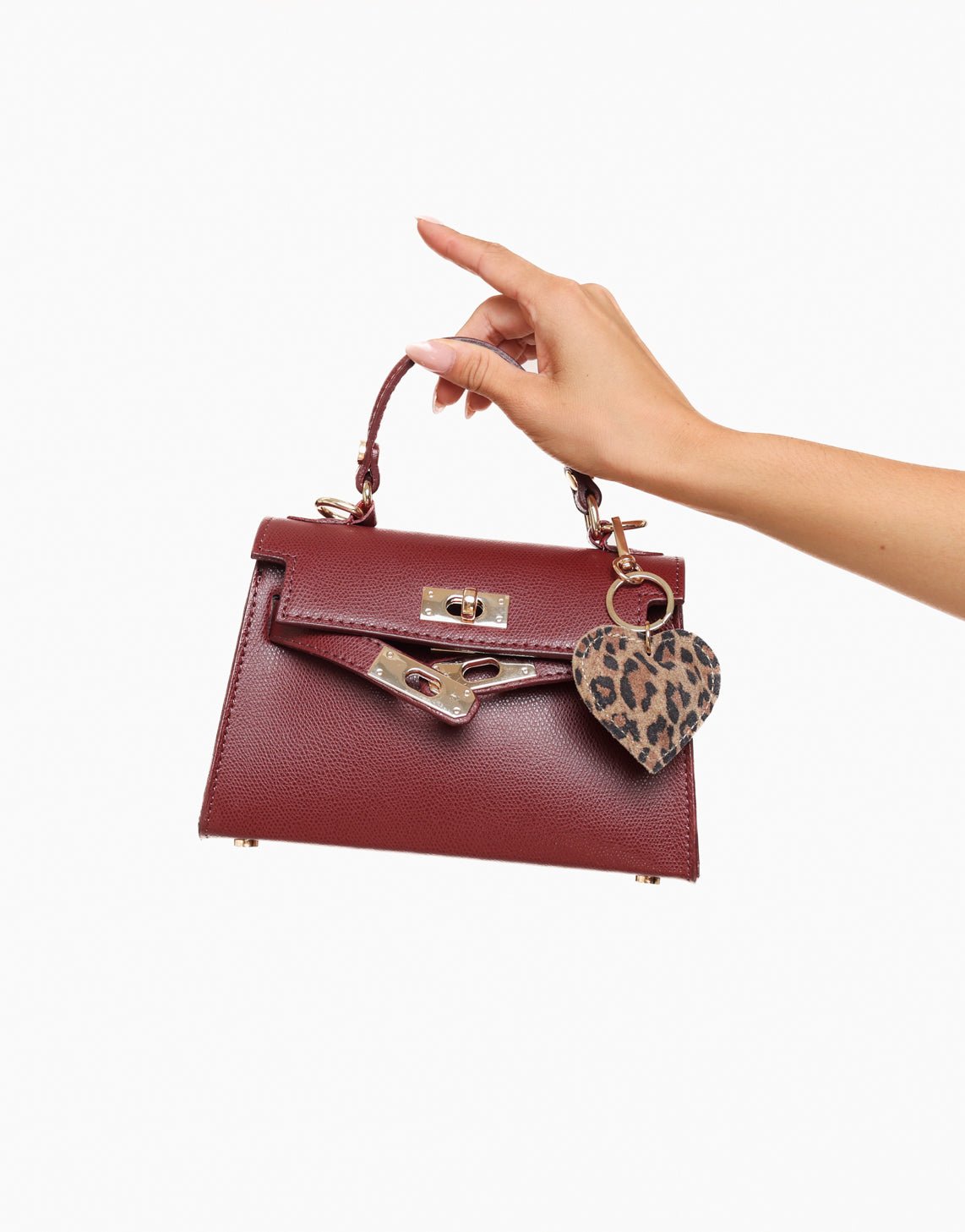 Bordeaux Gouden Details - Tas - Olivia & Kate