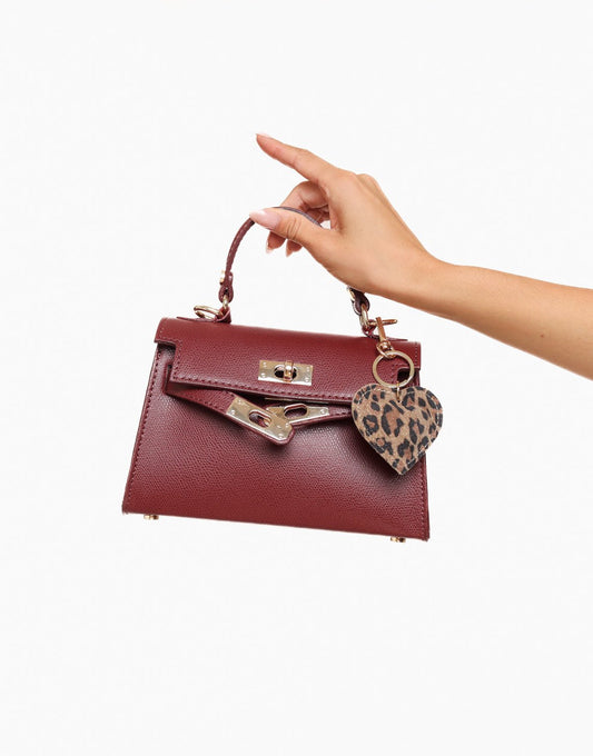 Bordeaux Gouden Details - Tas - Olivia & Kate