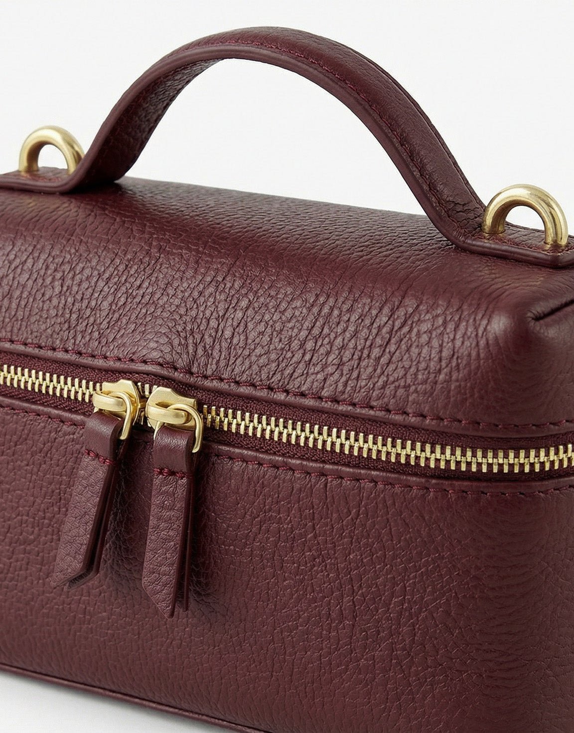 Bordeaux Rechthoekige - Tas - Olivia & Kate