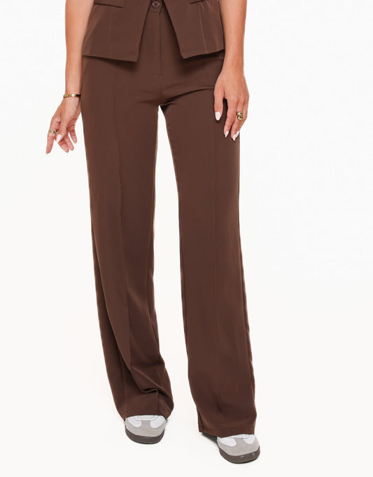 Bruine Basic - Pantalon - Olivia & Kate
