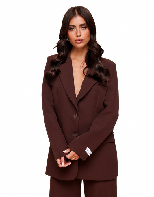 Bruine F/W Edit Basic LS - Blazer - Olivia & Kate