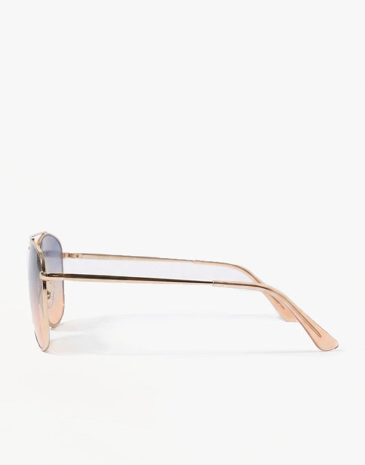 Bruine Gouden Montuur - Zonnebril - Olivia & Kate