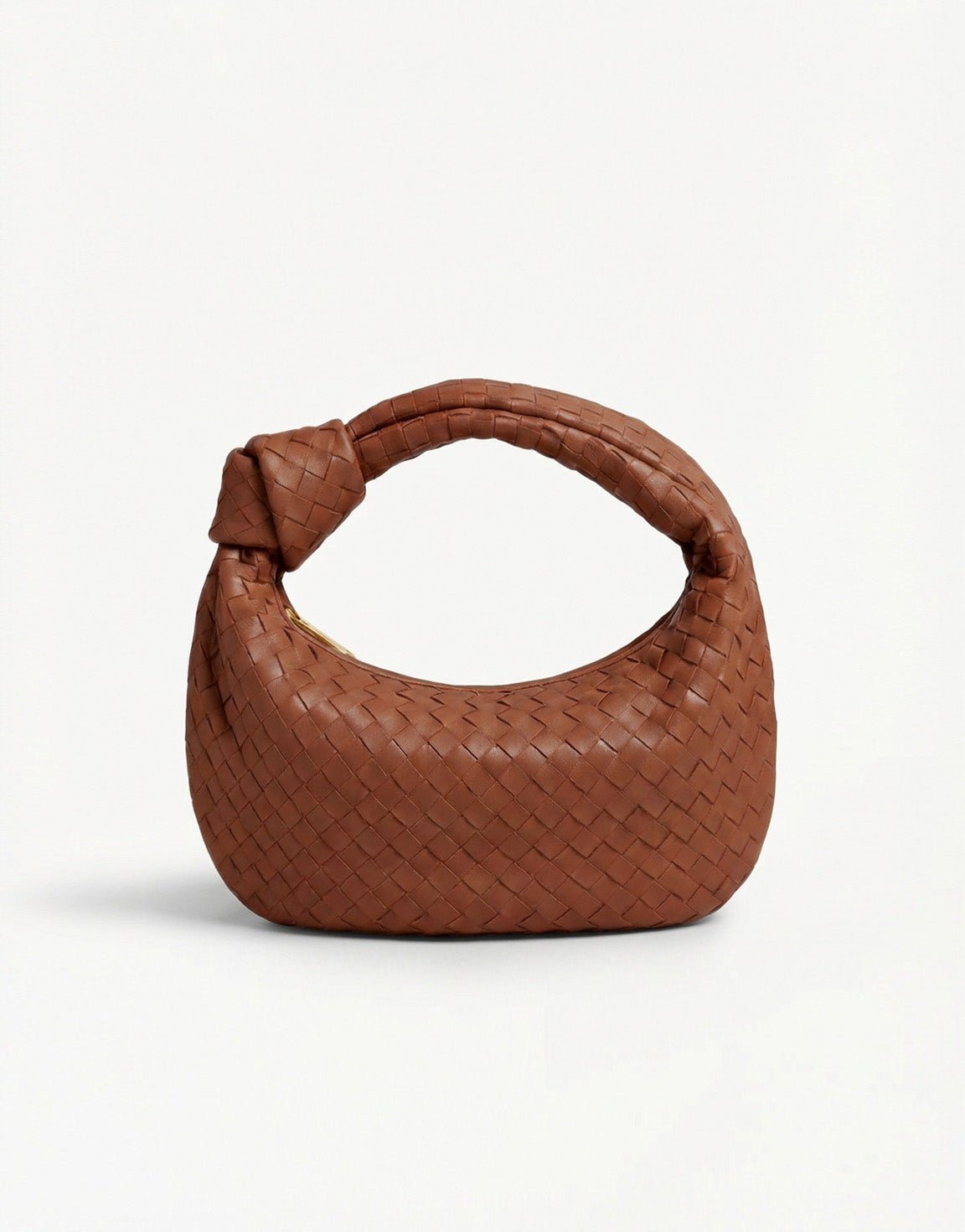 Brown Medium Braided - Bag - Olivia & Kate