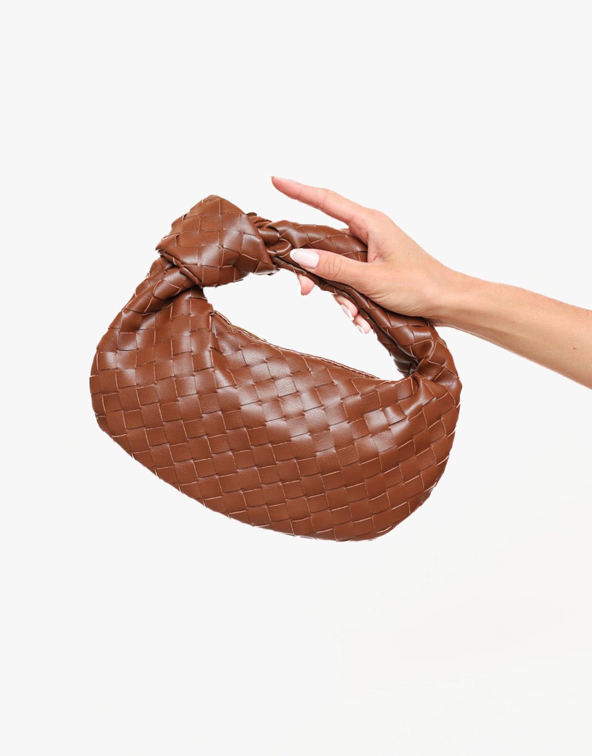 Brown Medium Braided - Bag - Olivia & Kate