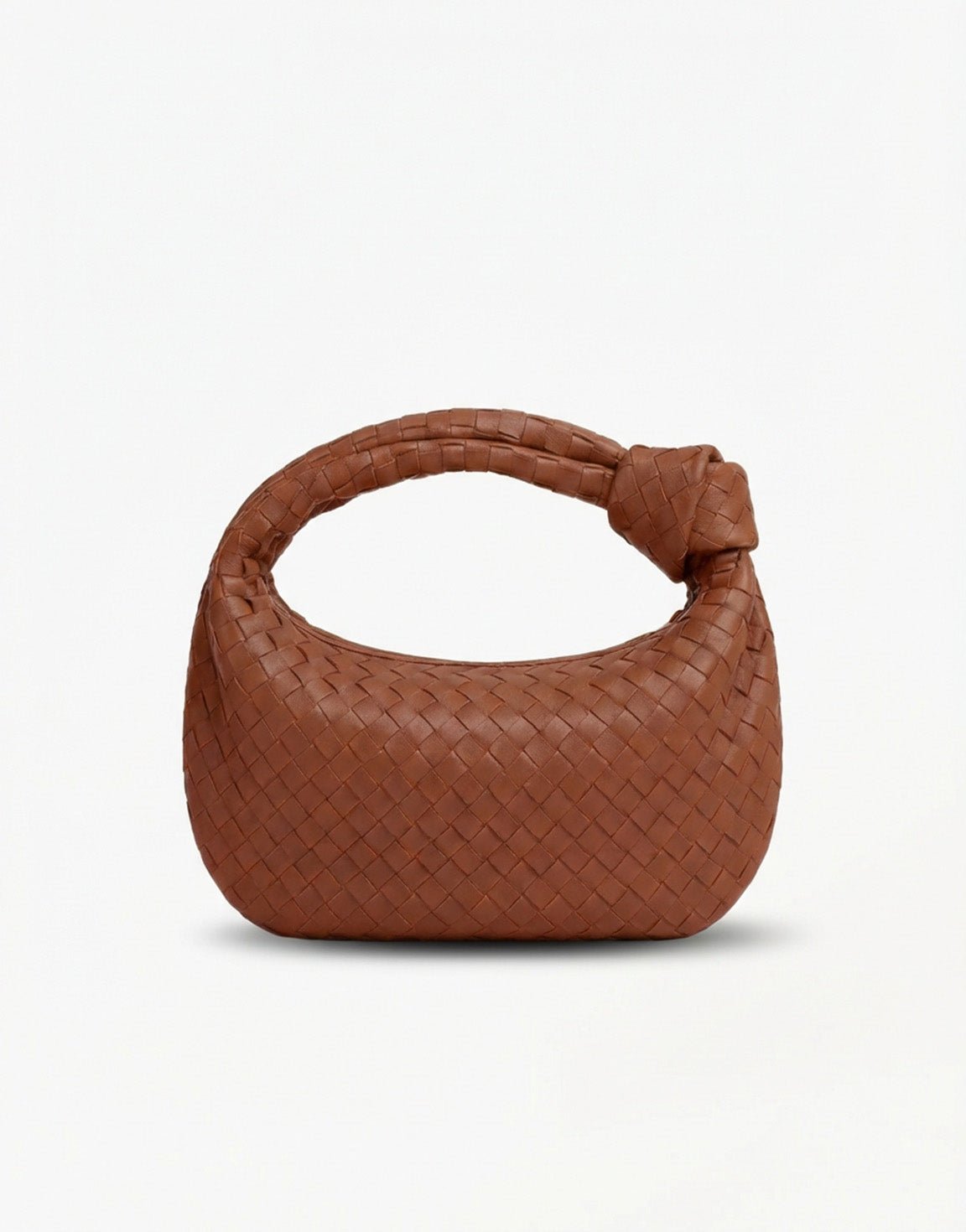 Brown Medium Braided - Bag - Olivia & Kate