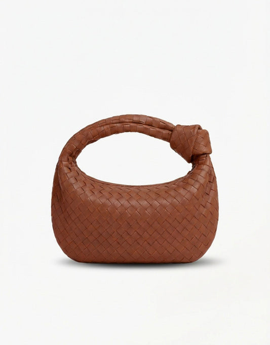 Brown Medium Braided - Bag - Olivia & Kate