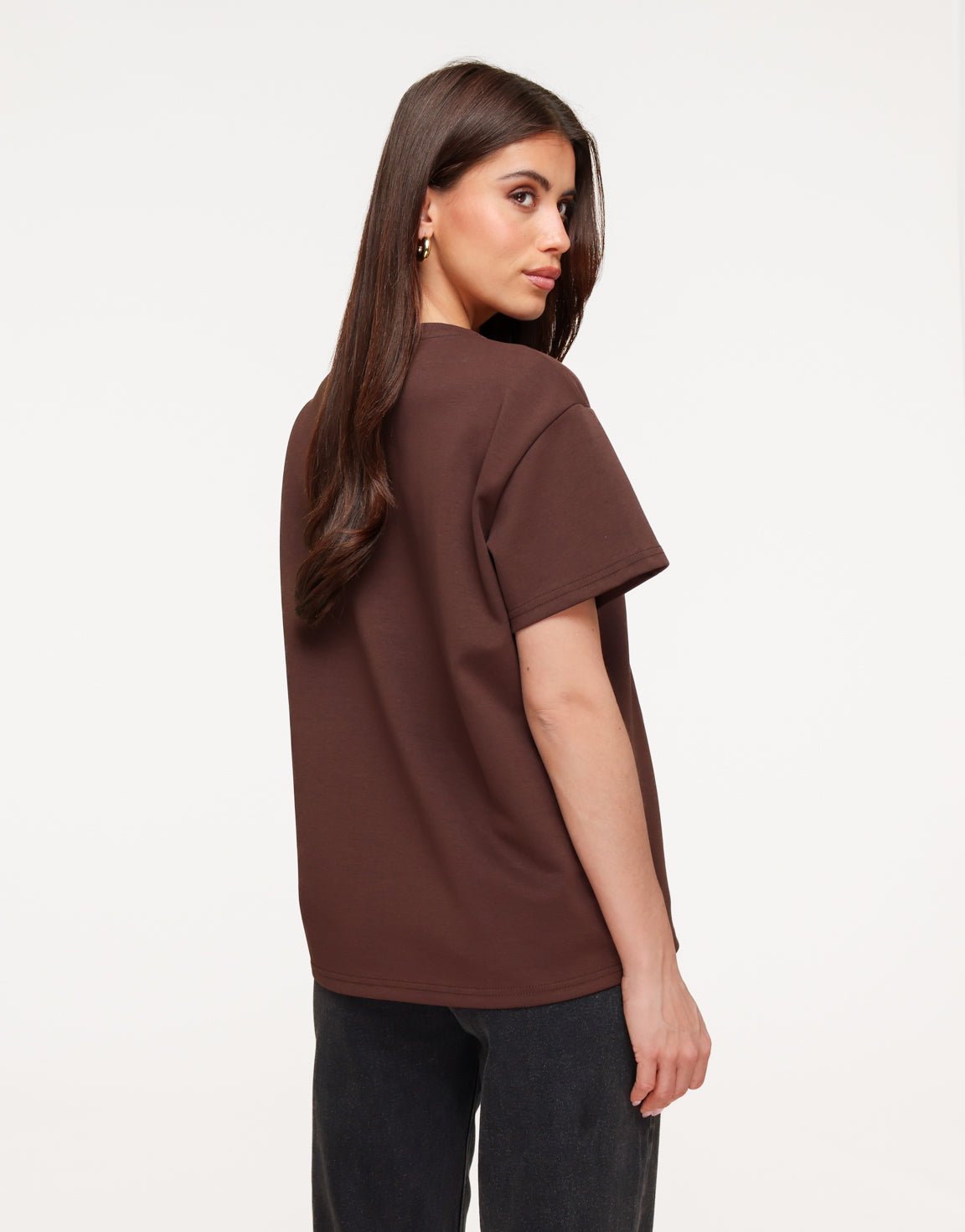 Brown Oversized - T-shirt - Olivia & Kate