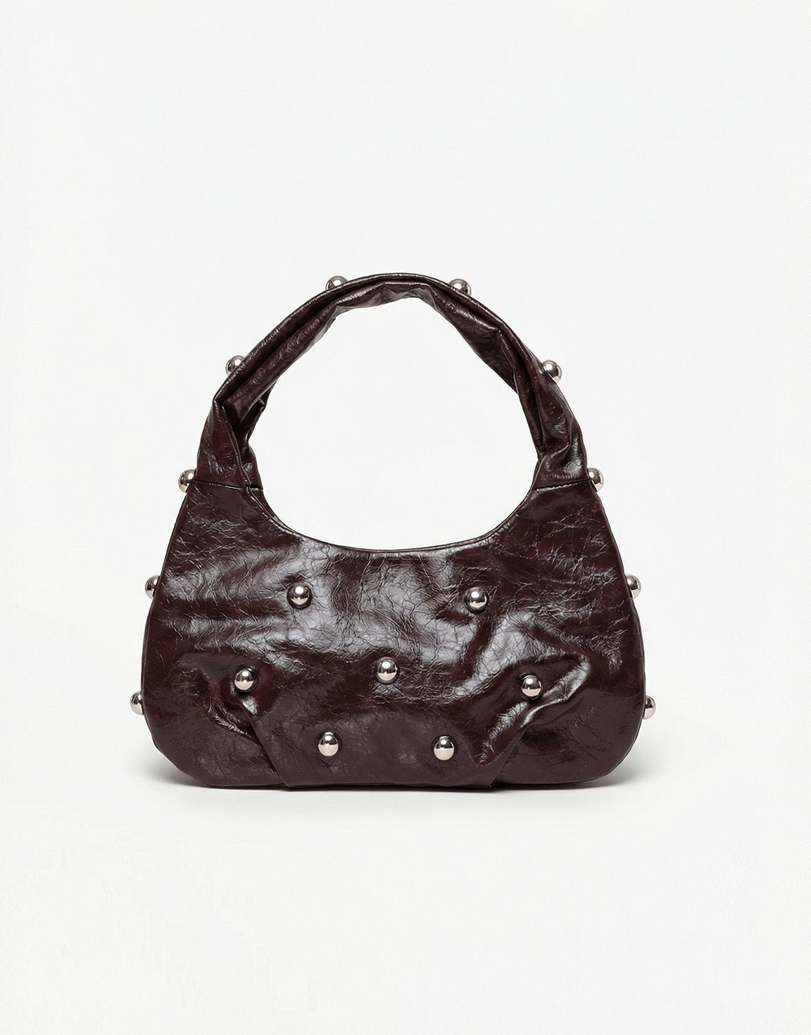 Bruine PU Leren Balletjes - Tas - Olivia & Kate