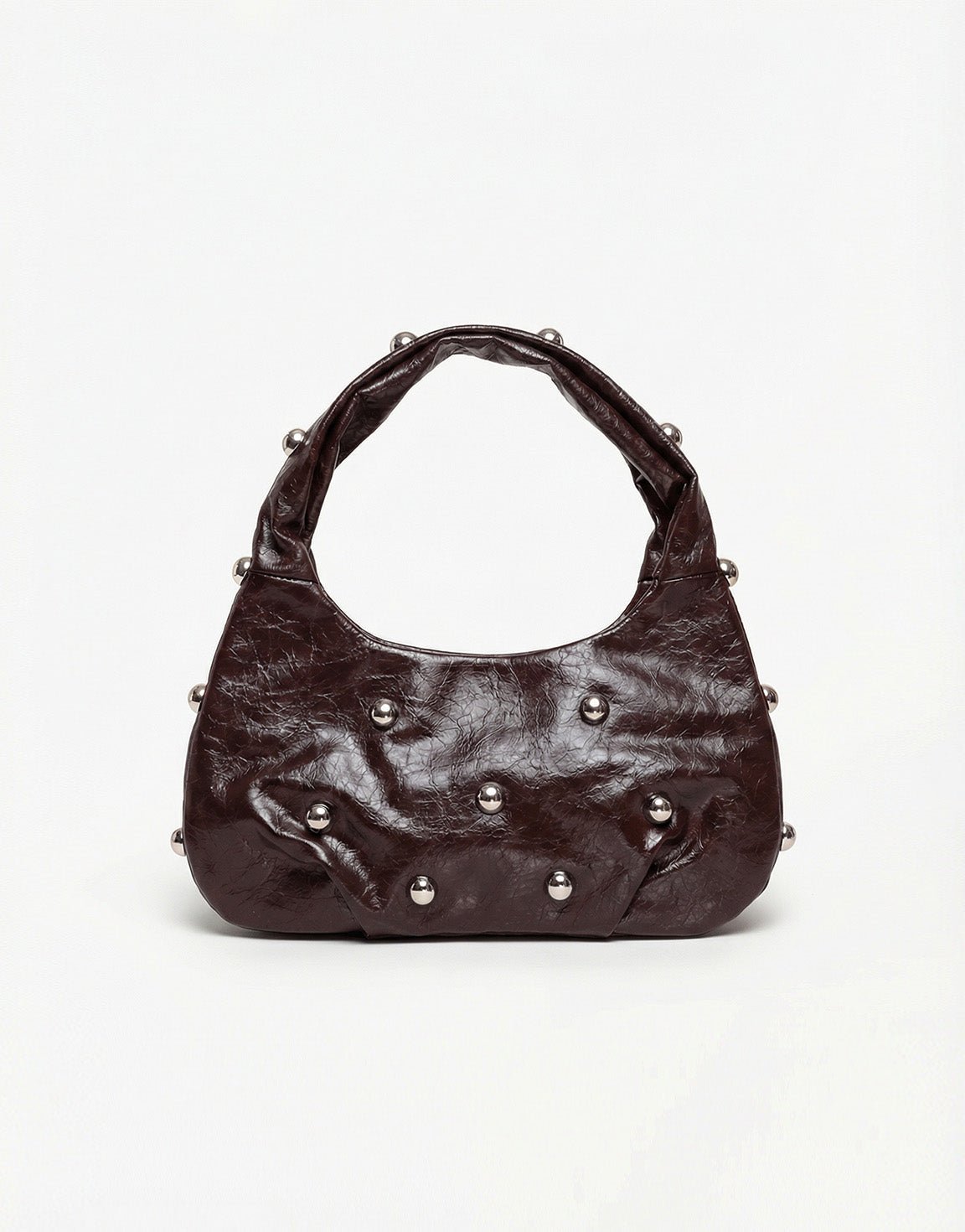 Bruine PU Leren Balletjes - Tas - Olivia & Kate