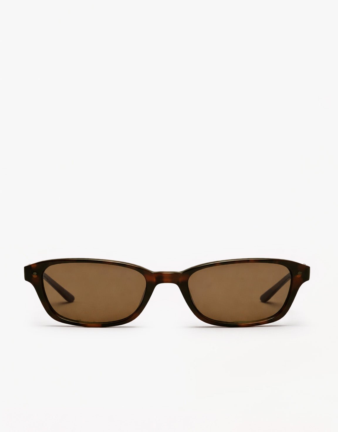 Bruine Rechthoekige Montuur - Zonnebril - Olivia & Kate