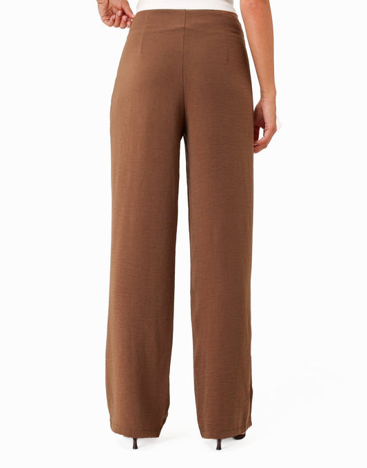 Bruine Strapless Omgeslagen Bovenkant - Set - Olivia & Kate