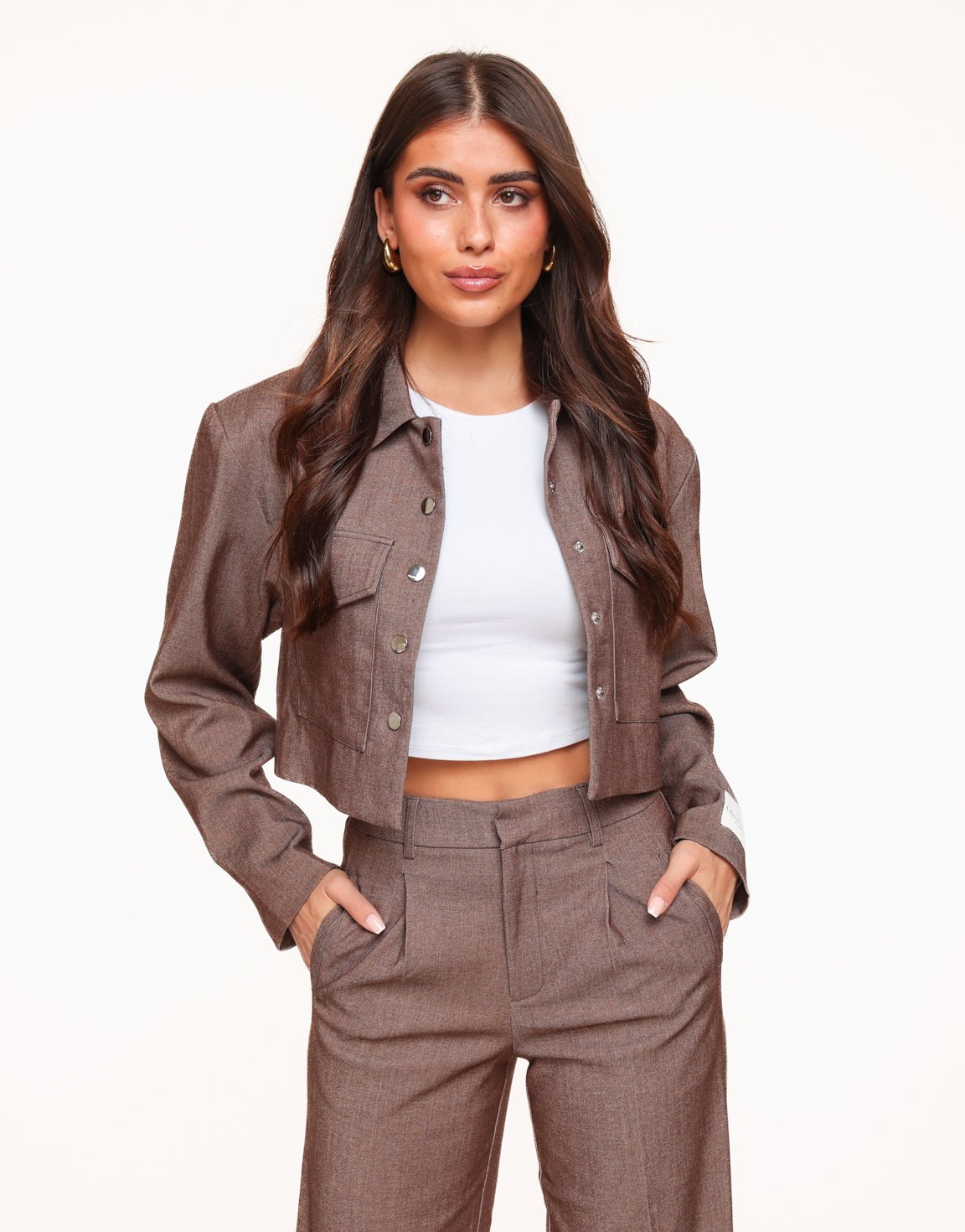 Bruine STUDIO Cropped - Jasje - Olivia & Kate