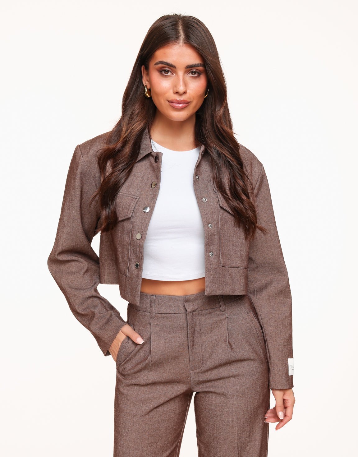 Bruine STUDIO Cropped - Jasje - Olivia & Kate