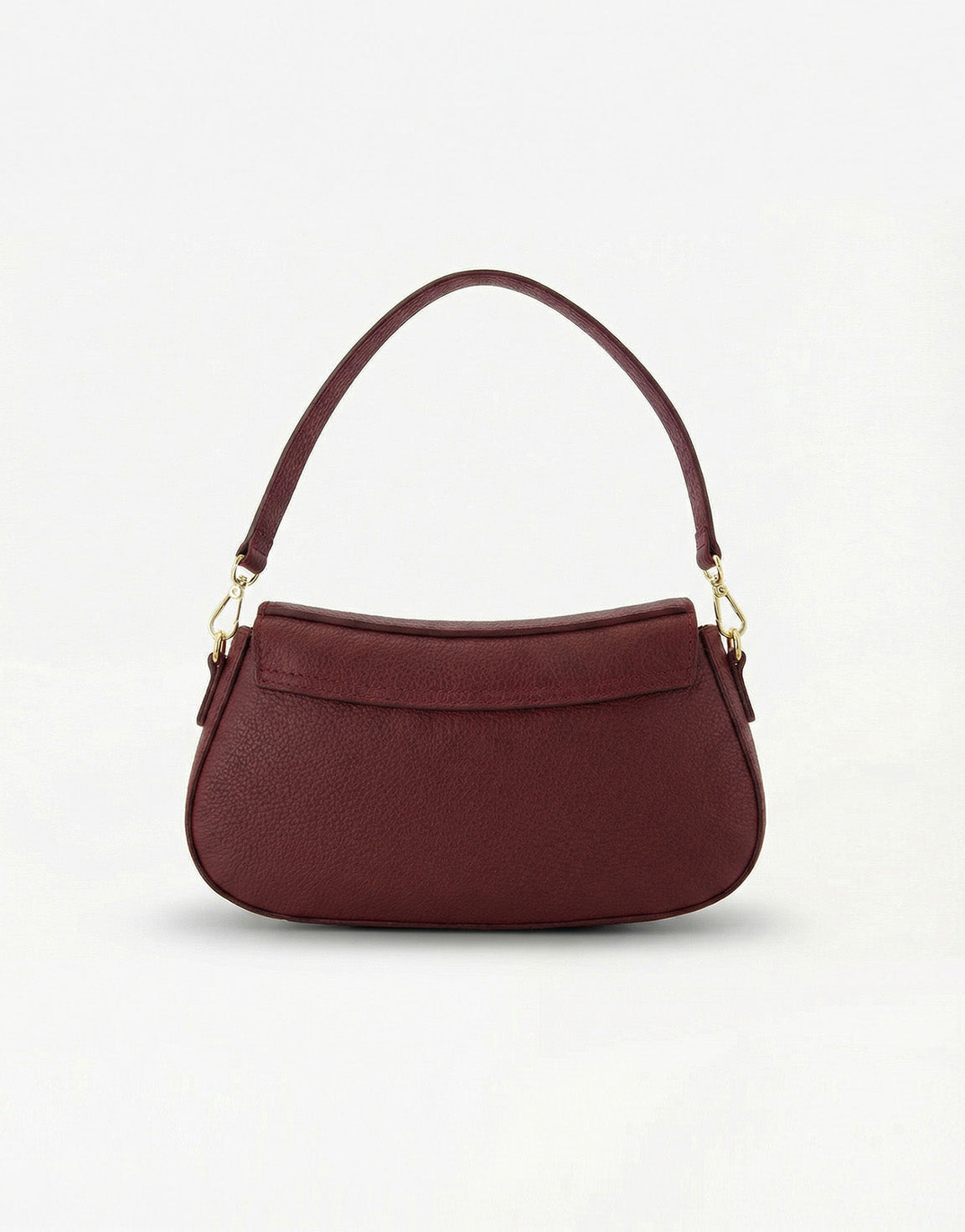 Burgundy Elegante Leren - Tas