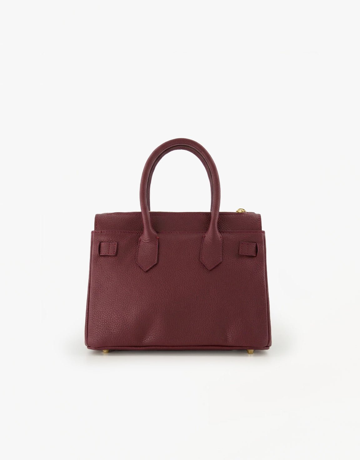 Burgundy Middel Gouden Details - Tas - Olivia & Kate