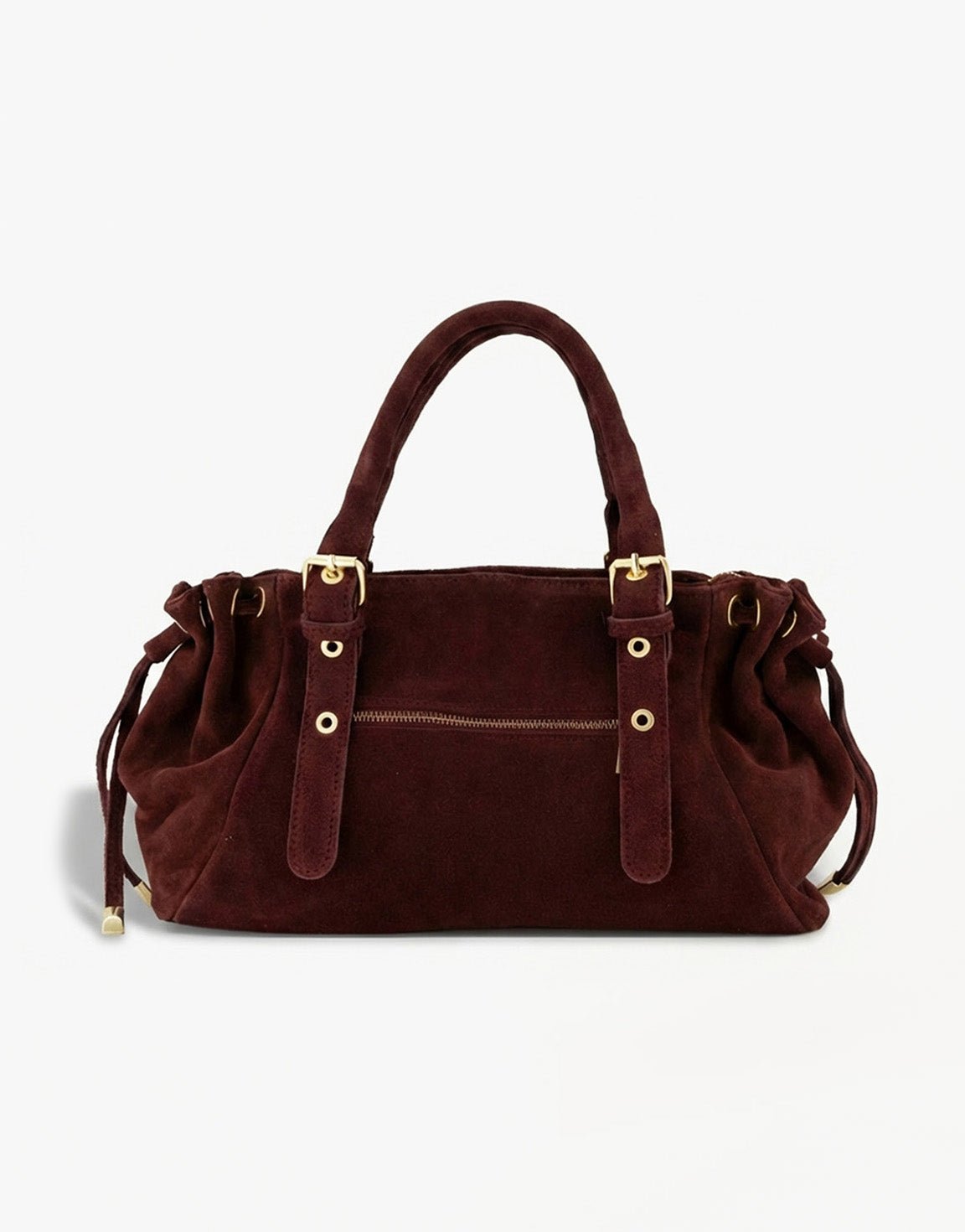Burgundy Suede City - Tas - Olivia & Kate