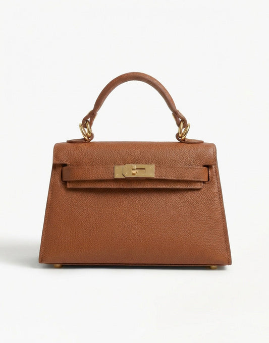 Camel Gouden Detail - Tas - Olivia & Kate
