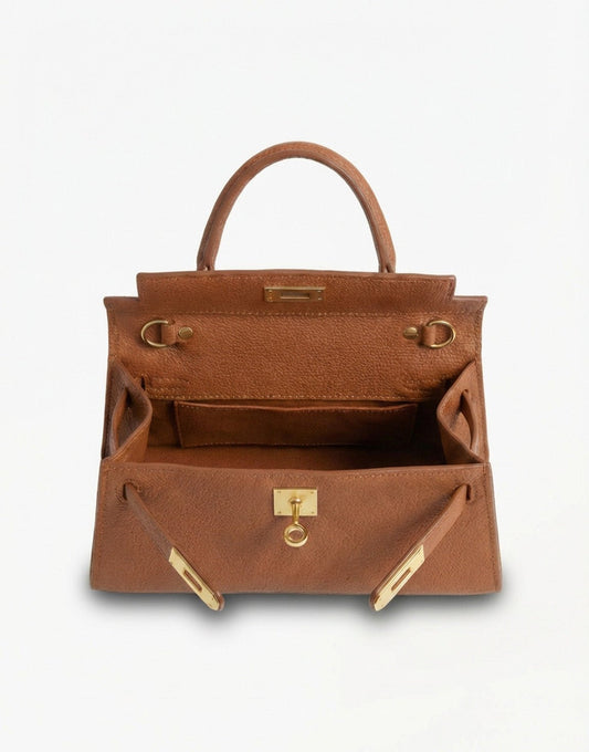 Camel Gouden Detail - Tas - Olivia & Kate