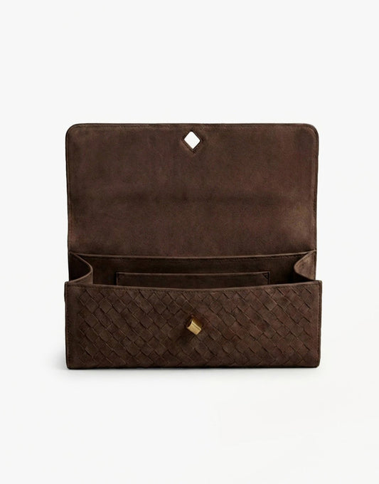 Grote navy-blauwe satijnen clutch 2944 | De Galazaak Grote navy-blauwe satijnen clutch 2944 | De Galazaak
