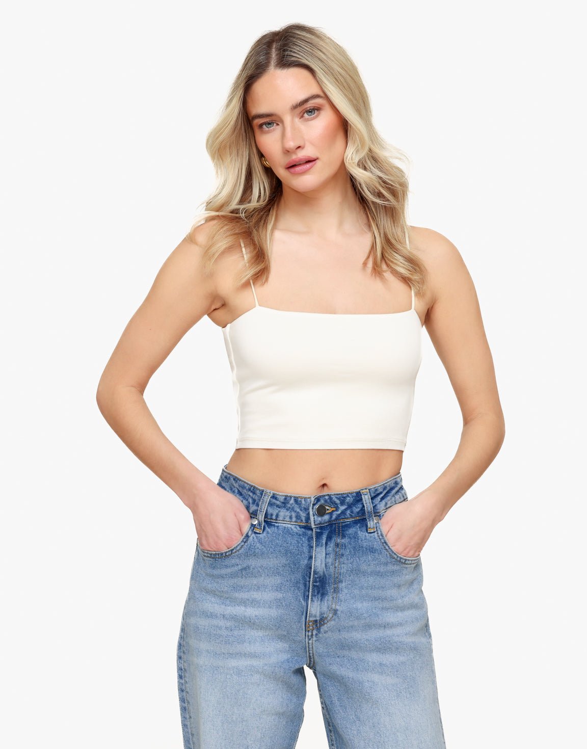 Creme Basic Bandeau - Top - Olivia & Kate