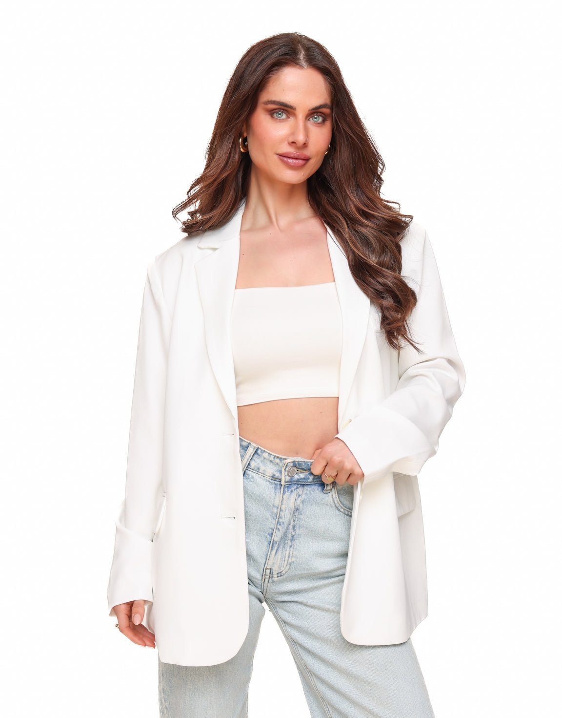 Creme Basic Bandeau - Top - Olivia & Kate